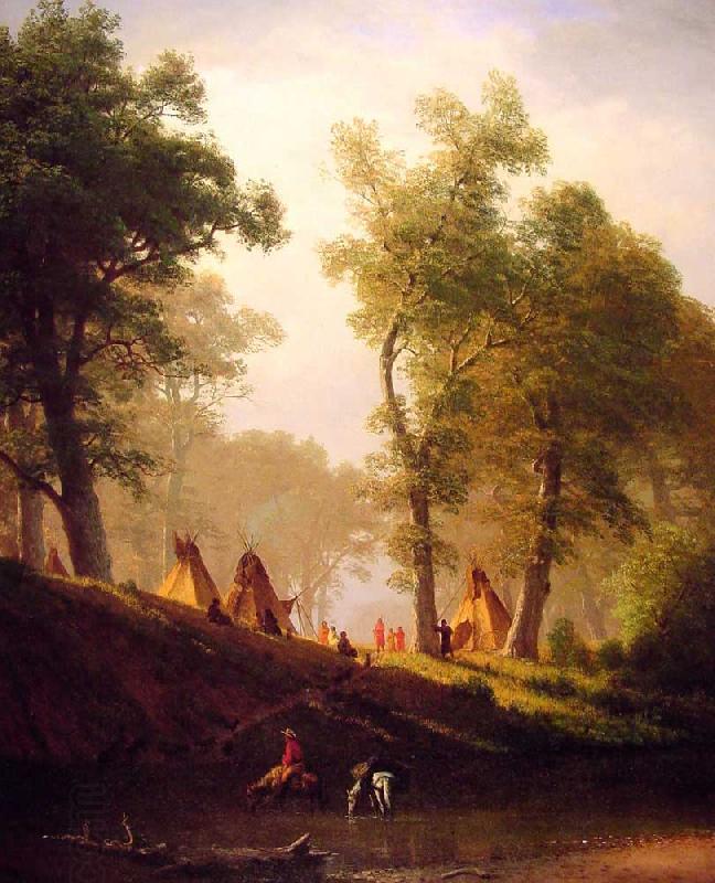 Albert Bierstadt The Wolf River China oil painting art